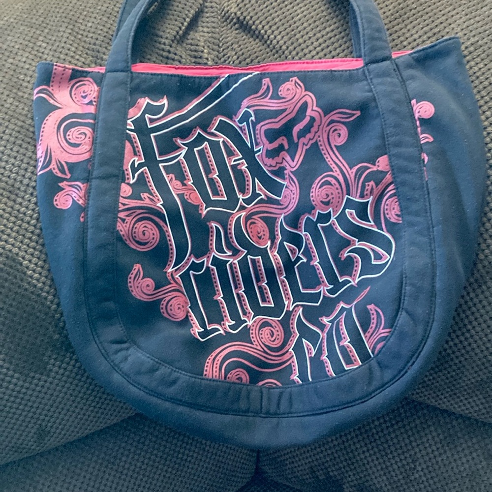 Fox riders tote bag